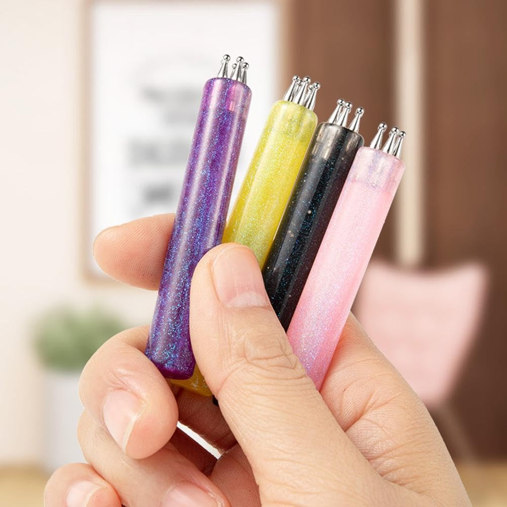 💅🌸 5-Punts Nail Dotting Pen – Maak Perfecte Bloemen in Eén Druk! ✨💖