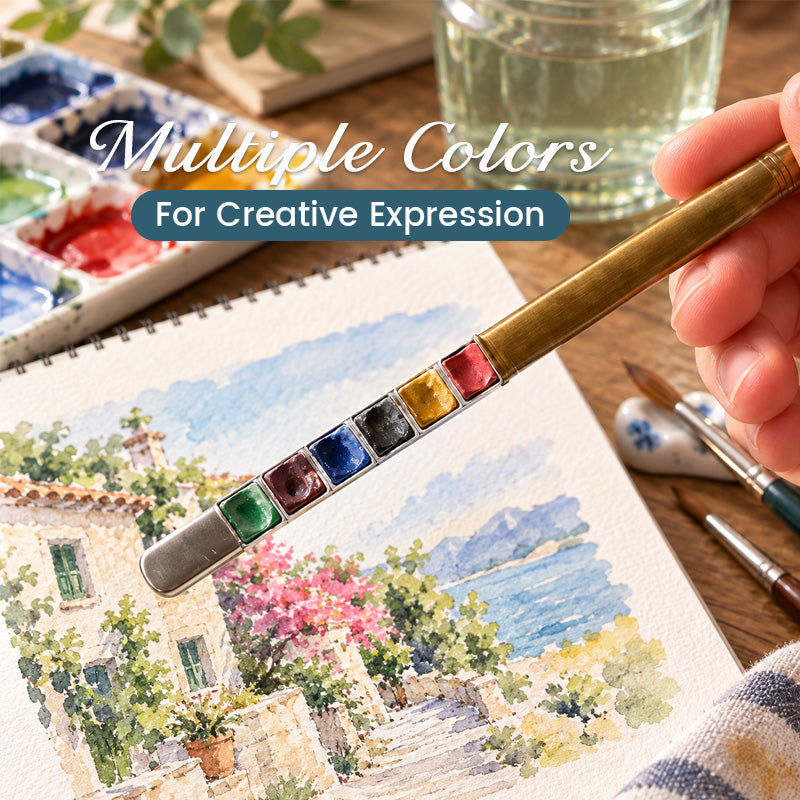 🎨👜 Draagbare Penselen & Verfset – Creatief op Elke Plek!
