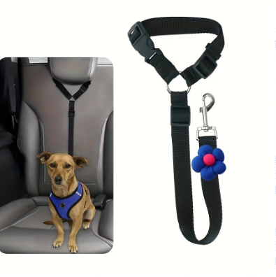 🐕🚙 Slimme 2-in-1 Hond Autogordel – Veilig Onderweg, Overal! ✨