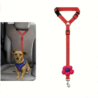 🐕🚙 Slimme 2-in-1 Hond Autogordel – Veilig Onderweg, Overal! ✨