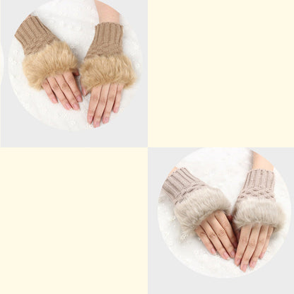 💕KOOP 1 KRIJG 1 GRATIS🔥 Fuzzy Zacht Gebreide Warme Vingerloze Handschoenen