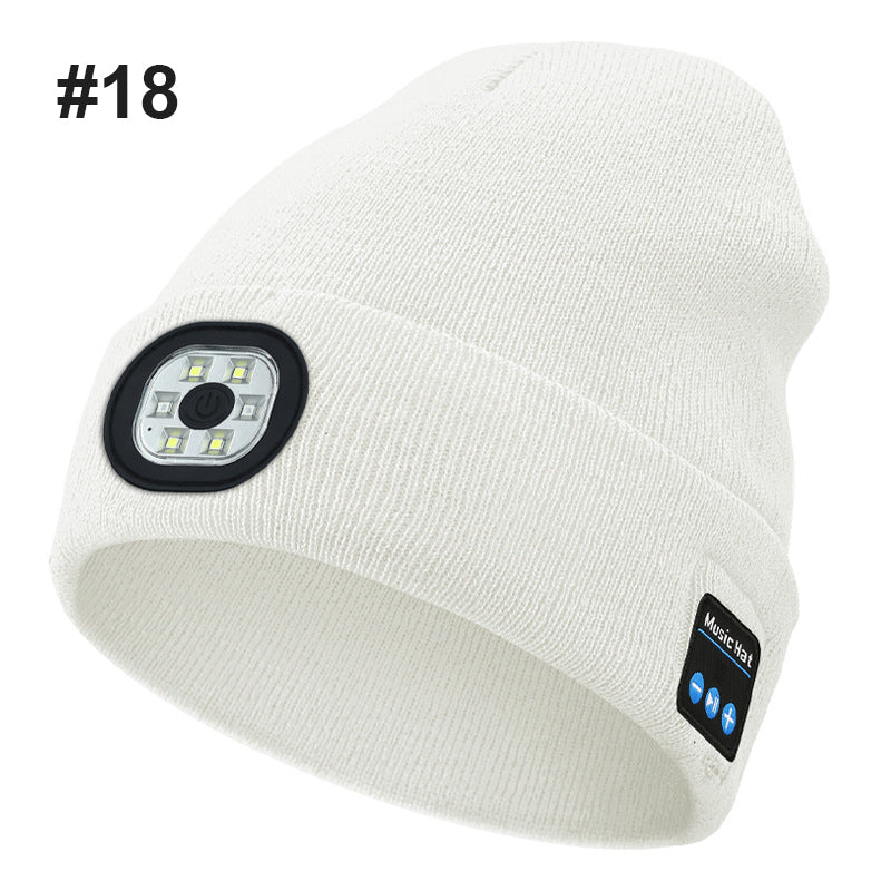 Bluetooth LED Gebreide Muts