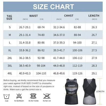 Shaping Tank Vest voor Heren