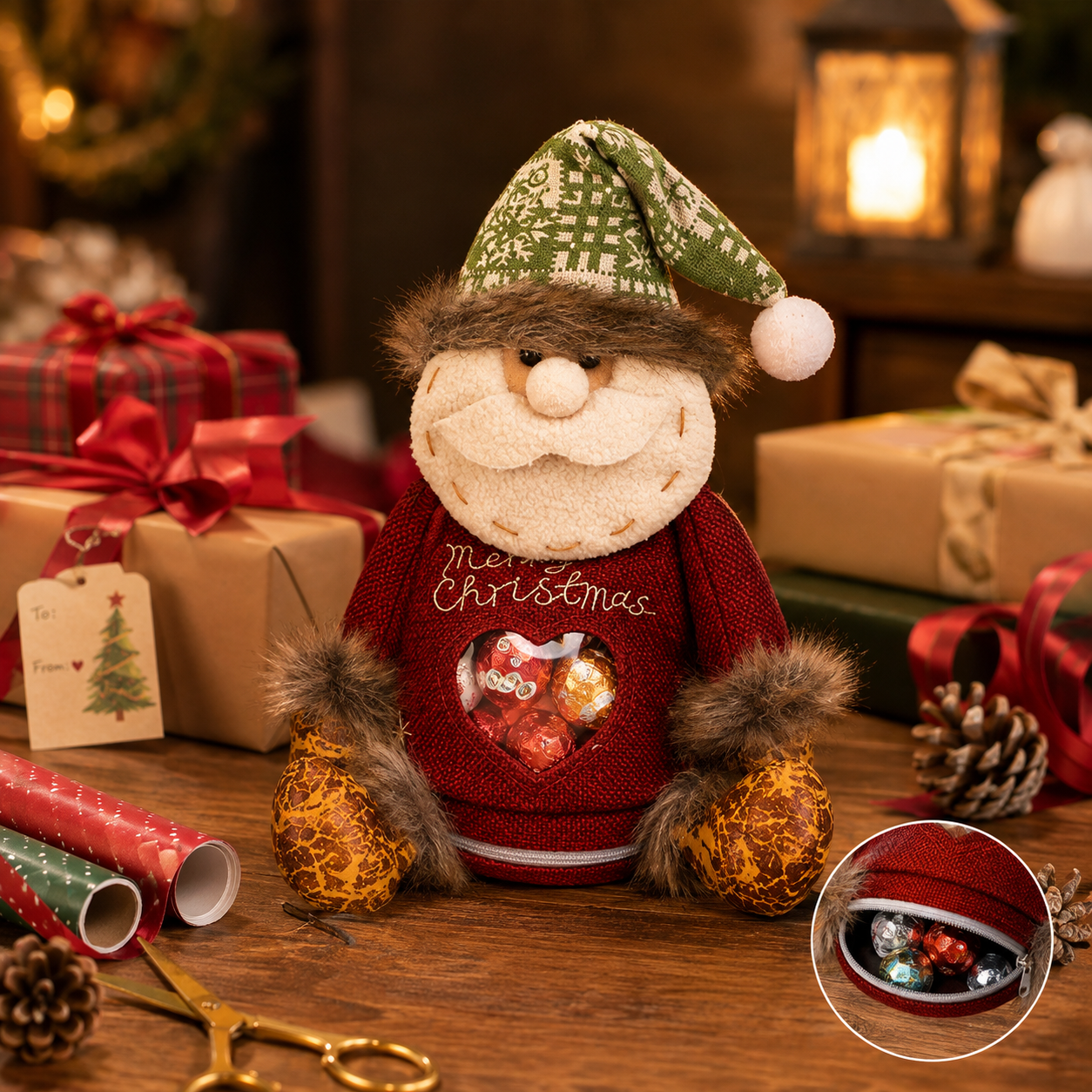 🎉🎅Kerstcadeauzakjes met ritssluiting🎁