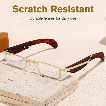 ⏰Wekelijkse speciale aanbieding: 47% korting👓Opvouwbare leesbril met blauwlichtfilter en etui