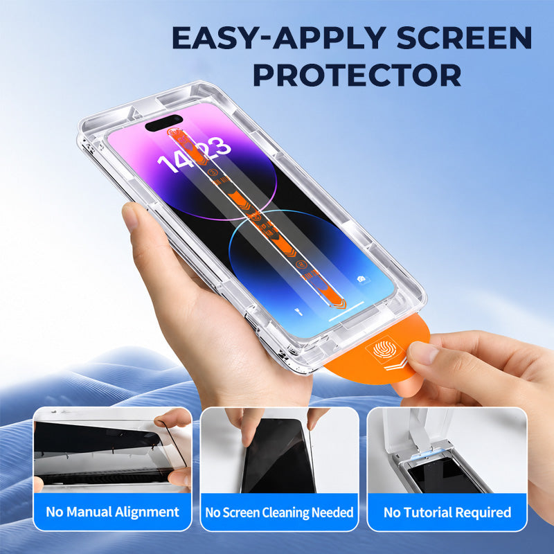 📱🔒 Screenprotector met Installatiehulp – Kies voor HD of Privacy!