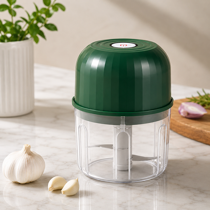 📢📢40% KORTING !! Draadloze Mini Elektrische Food Chopper – Snel, Stil & Super Handig! 🔪⚡