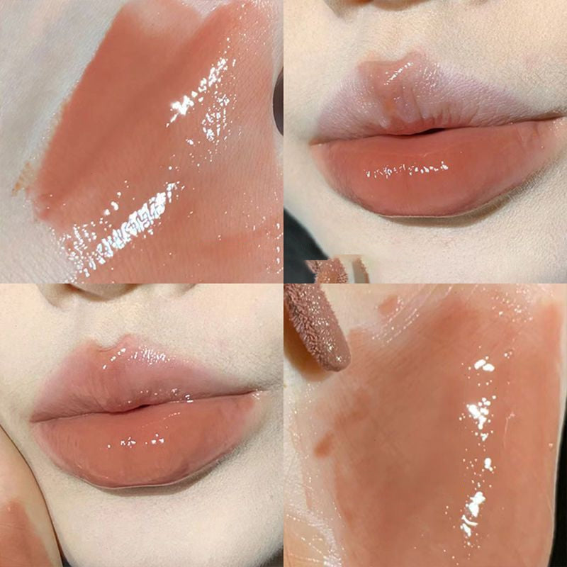 Glanzende lipgloss volledige kleur
