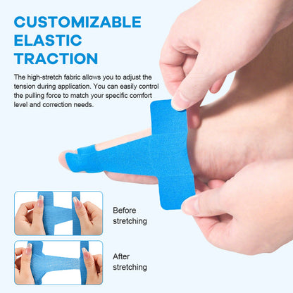 Geef Je Voeten De Zorg Die Ze Verdienen! 丨 Voorgesneden kinesiologietape voor hallux valgus🦶💙✨