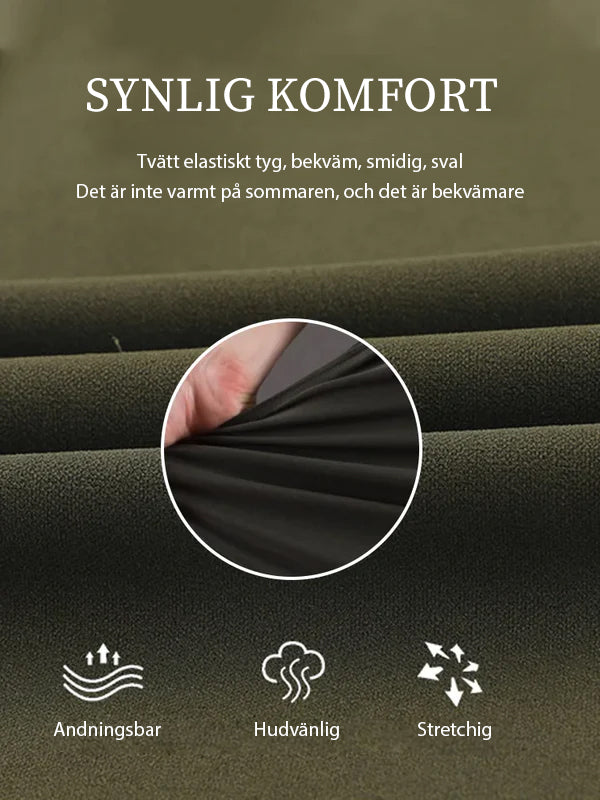 29% UIT ⏳ Hoge elastische broek met meerdere zakken