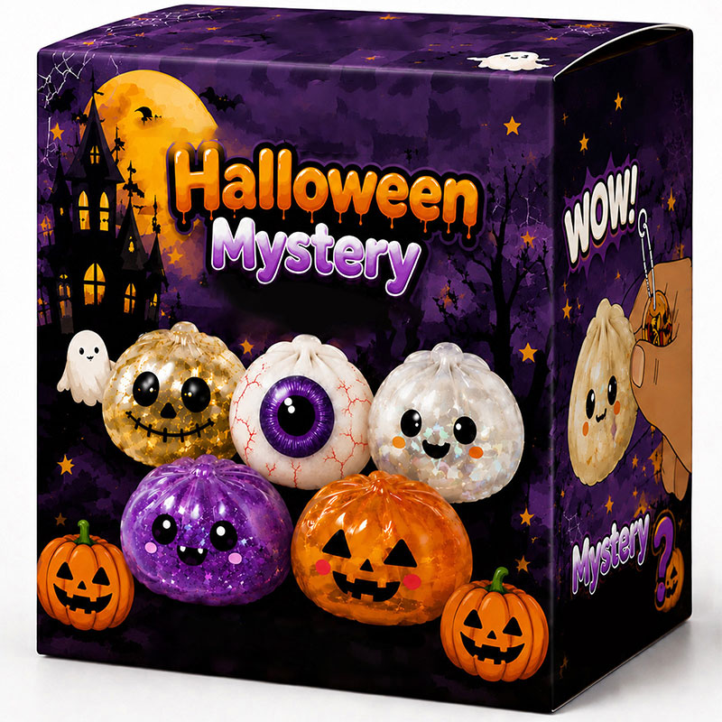 Halloween Verrassings Speelgoed Set – Schattig, Zacht & Leuk 🎃👻✨