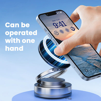 🚗 Mechanische Vacuüm Magnetische Houder voor Autotelefoon - Maak je Handen Vrij, Rij Gemakkelijker! 📱