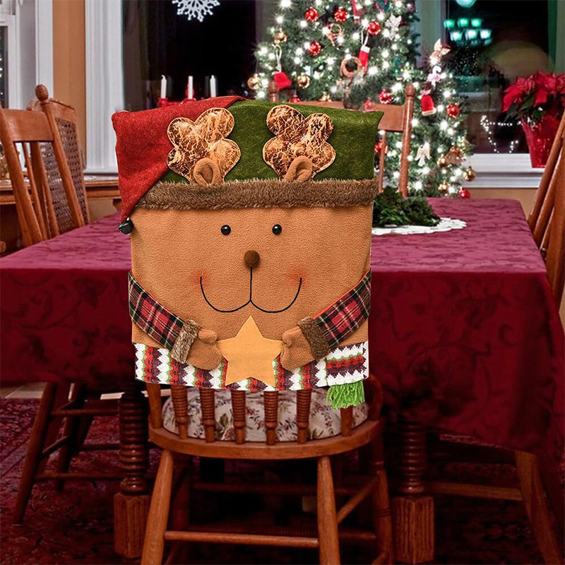 🎅Kerststoel Decoratieset🎄