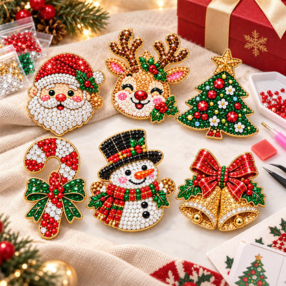 💎🎄 DIY Kerst Diamond Broche – Maak Je Eigen Feestelijke Sieraad!