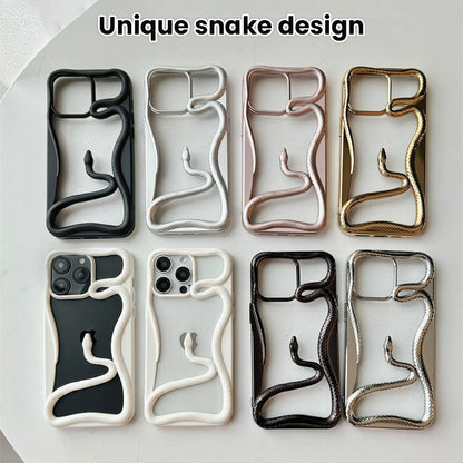 Matte holle slang telefoonhoesje