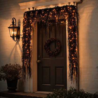 🎃 Spooky Chic: Halloween-decoratieset voor bij de open haard 👻
