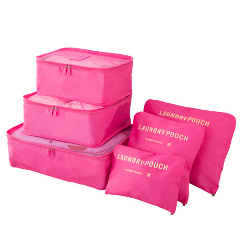 Draagbare inpakblokjes voor bagage - 6 stuks