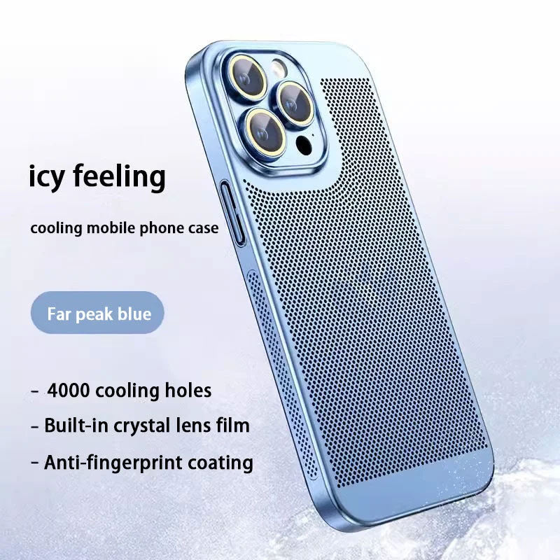Galvaniserende telefoonhoes met warmteafvoer