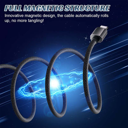 🔋Magnetische anti-knoop datakabel
