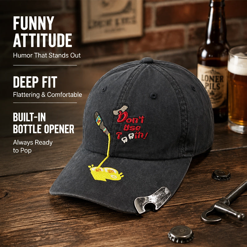 🧢 Pet met Verrassing – Baseballpet met Slimme Flesopener! 🍻