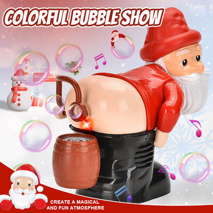 Grappige Kerstman bellenblaasmachine(Bevat geen bubbelwater)