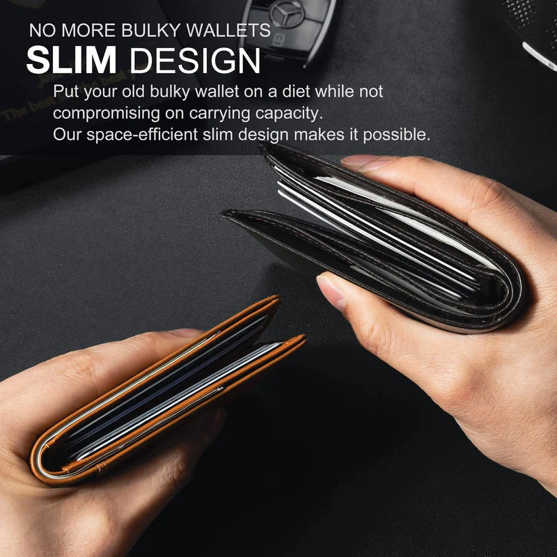 Heren Slim Wallet RFID-blokkering