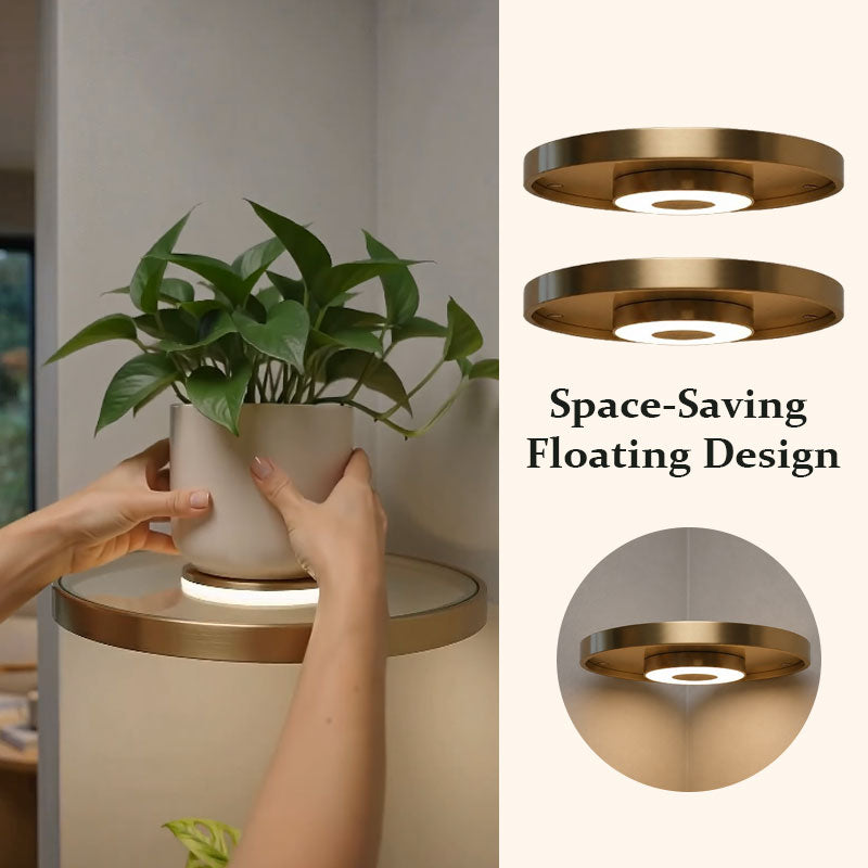 💡 De ultieme 2-in-1 zwevende LED-plank: geometrische wanddecoratie en zacht sfeerverlichting! 🌿