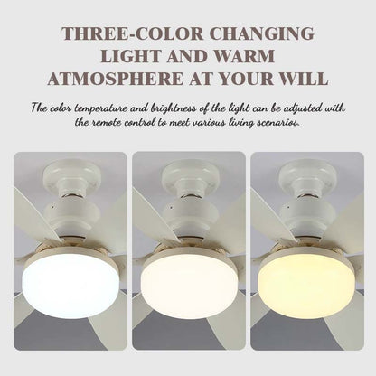 🌟 Zesbladige Ventilatorlamp — Breng comfort en verkoeling in elke ruimte!