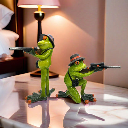 🐸🎯 Kikkerjager – Grappig figuurtje van een kikkerjager
