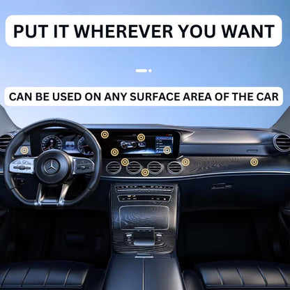 Dubbele zuignap vacuüm magnetische auto telefoonhouder