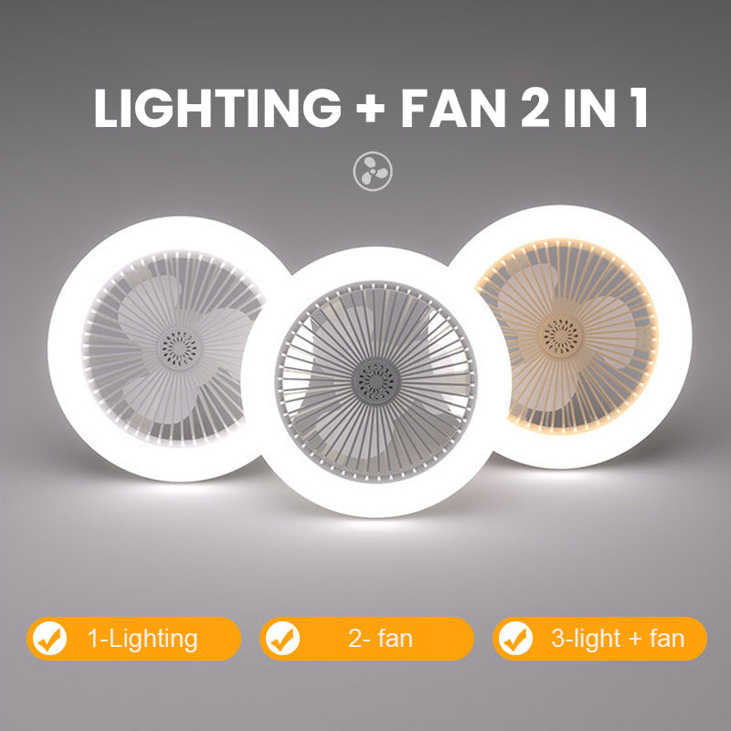 Intelligente Afstandsbediening Led Aromatherapy Fan Light