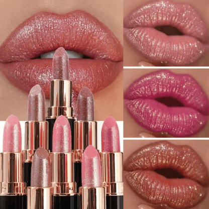 💖Diamond Lip Gloss Glitter Lippenstift Waterdicht