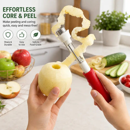 🍎 2-in-1 roestvrijstalen appelontpitter: fruitontpitter in één beweging! ✨