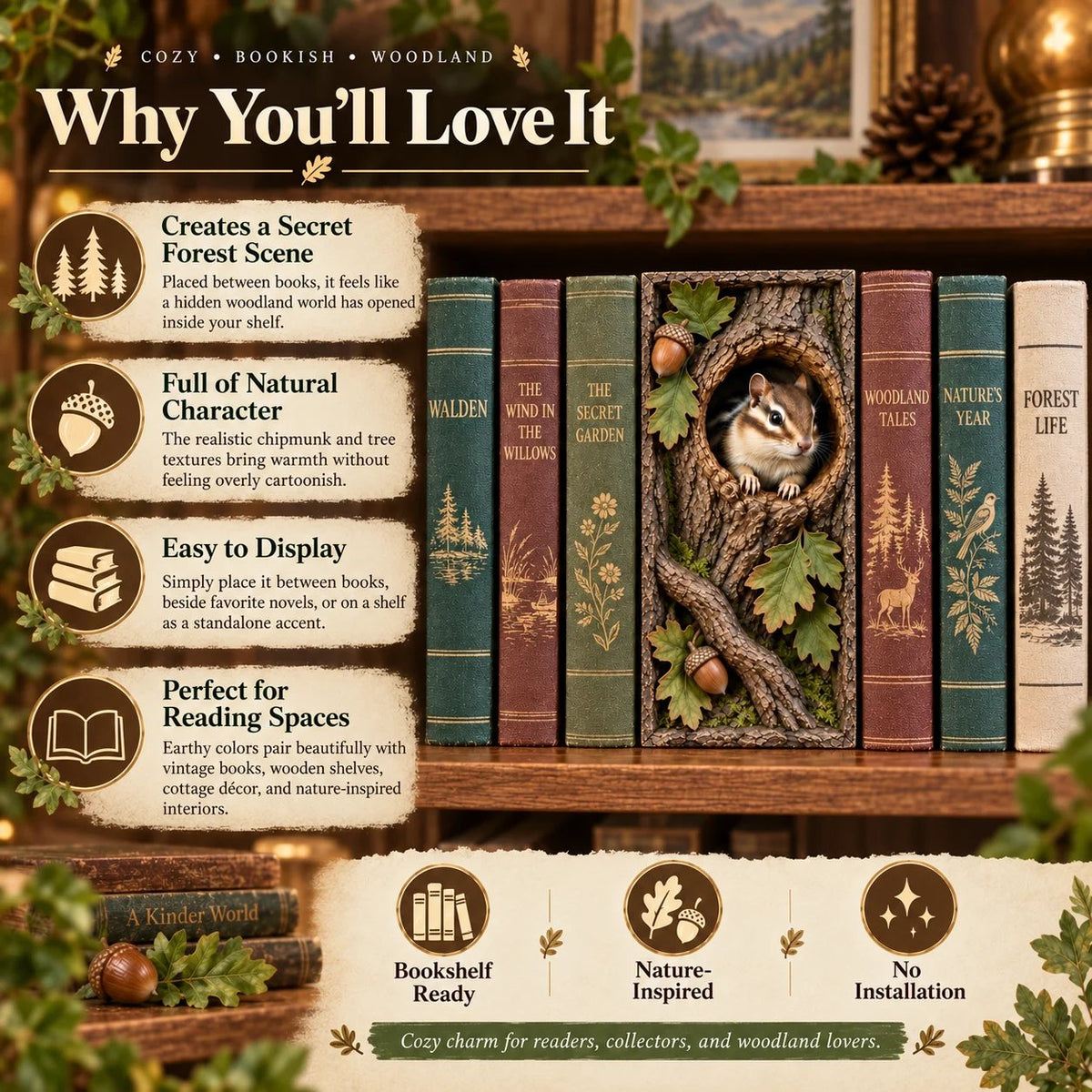 🐿️ Bosrijke Boekhoek – Een Klein Bosverhaal op je Boekenplank 🌲📚