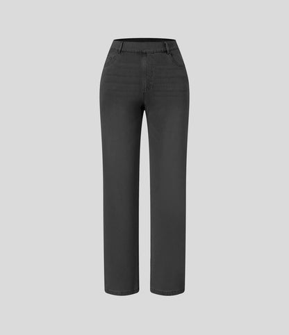 Lotte | Elastische en comfortabele broek met hoge taille