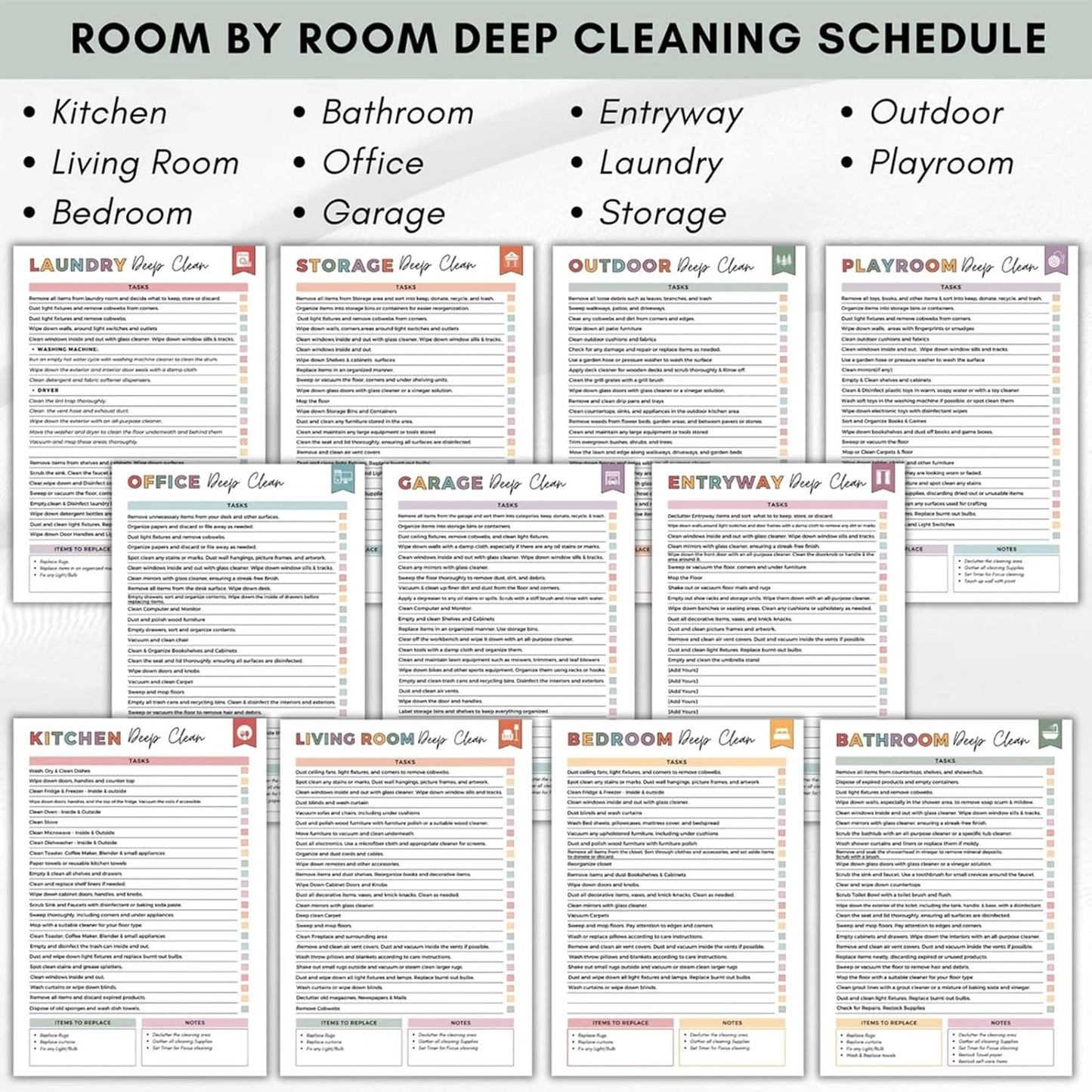 🔥🔥 ADHD-toolbox voor schoonmaken en opruimen — Huishoudplanner