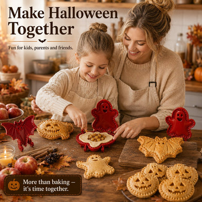 🎃 8-delige set mini-taartvormpjes voor Halloween