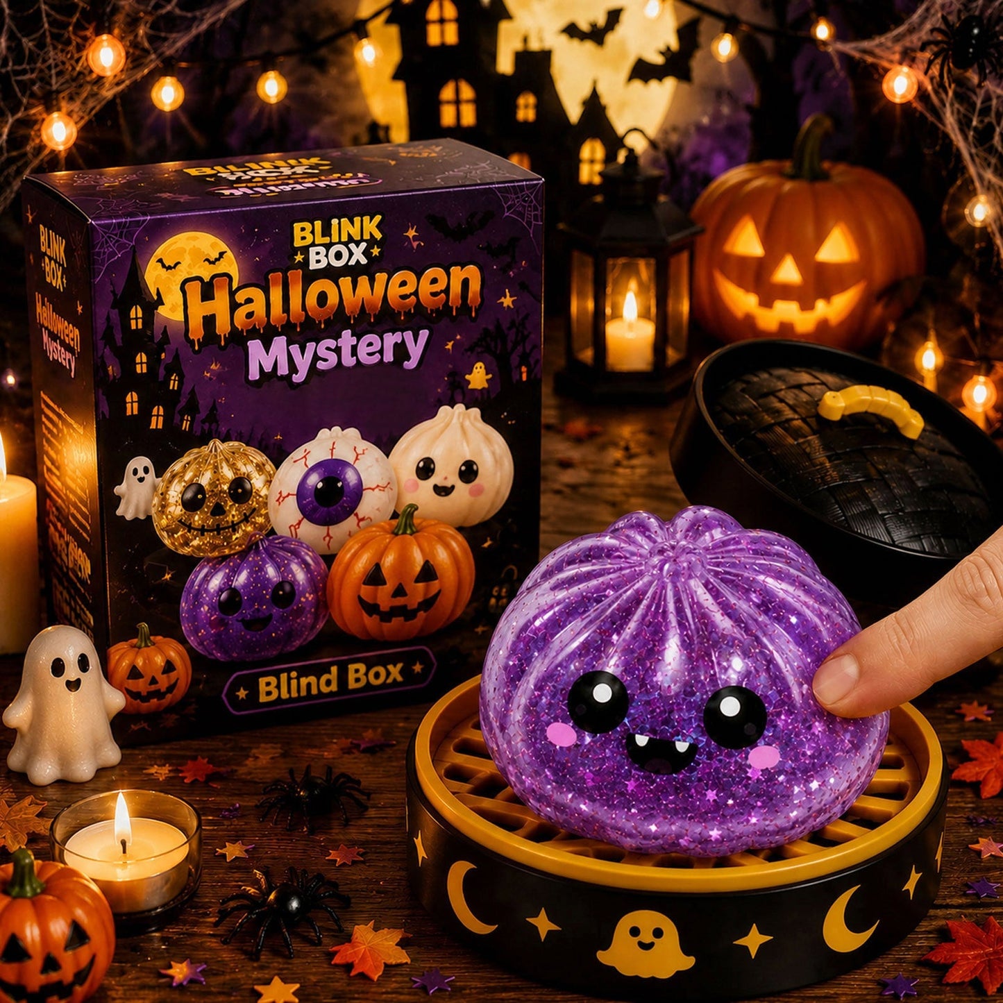 Halloween Verrassings Speelgoed Set – Schattig, Zacht & Leuk 🎃👻✨