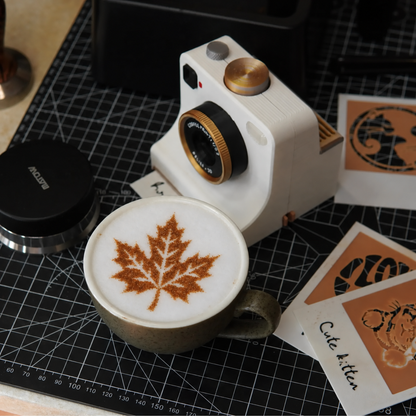 ☕ Retro latte art maker – Maak in 1 seconde prachtige koffiekunst ✨
