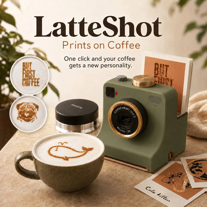 ☕ Retro latte art maker – Maak in 1 seconde prachtige koffiekunst ✨