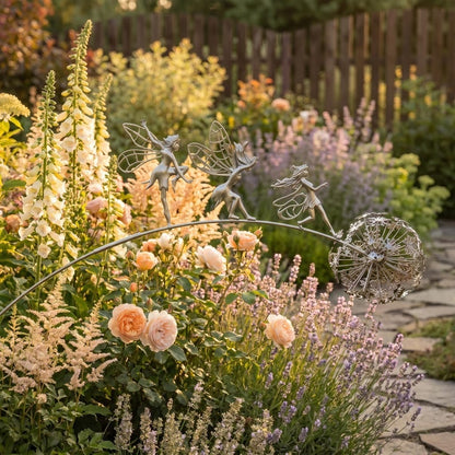 🔥 Laatste dag: 50% KORTING — Tuinsteker met dansende feeën – Een vleugje magie tussen de bloemen 🧚✨