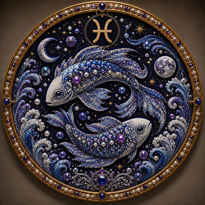 🔥  Maak Je Eigen Hemelse Meesterwerk — 12 Sterrenbeelden Parelkunst DIY Kit ♈🌙