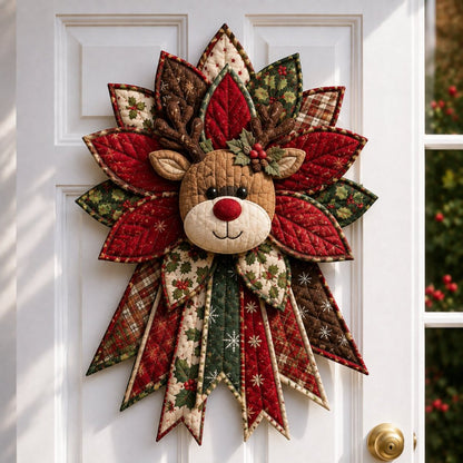 🎄DIY Quilted Christmas Patchwork Deurdecoratie Kit✨