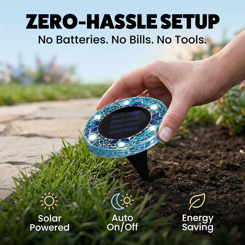 ✨ AANBEVOLEN DOOR DE REDACTIE: 50% KORTING 丨 🌙 Tuinlampjes met zonne-energie in mozaïekvorm