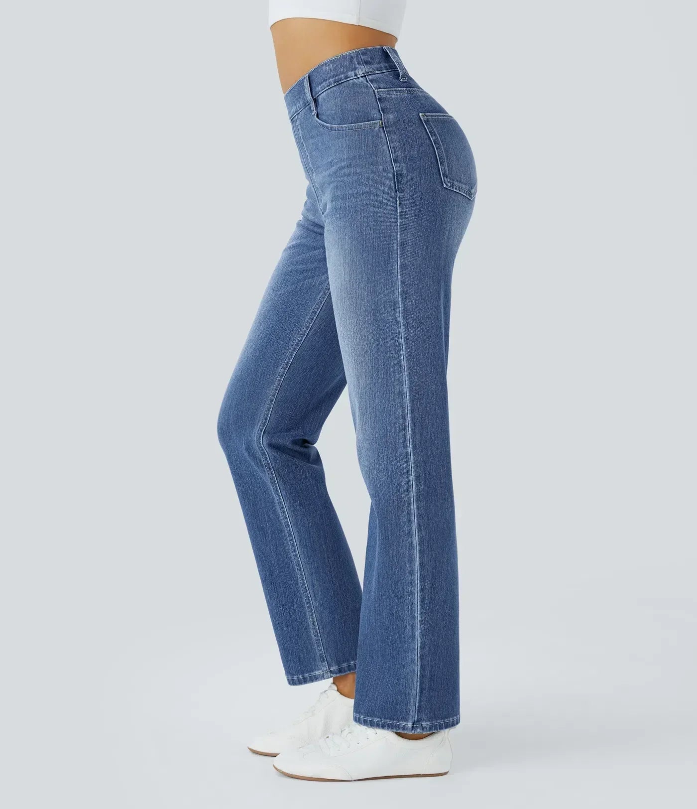 Lotte | Elastische en comfortabele broek met hoge taille