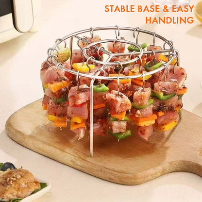 🔥 Air Fryer Spiesrek | 360° Gelijkmatig Koken, Knapperig & Sappig! 🍢