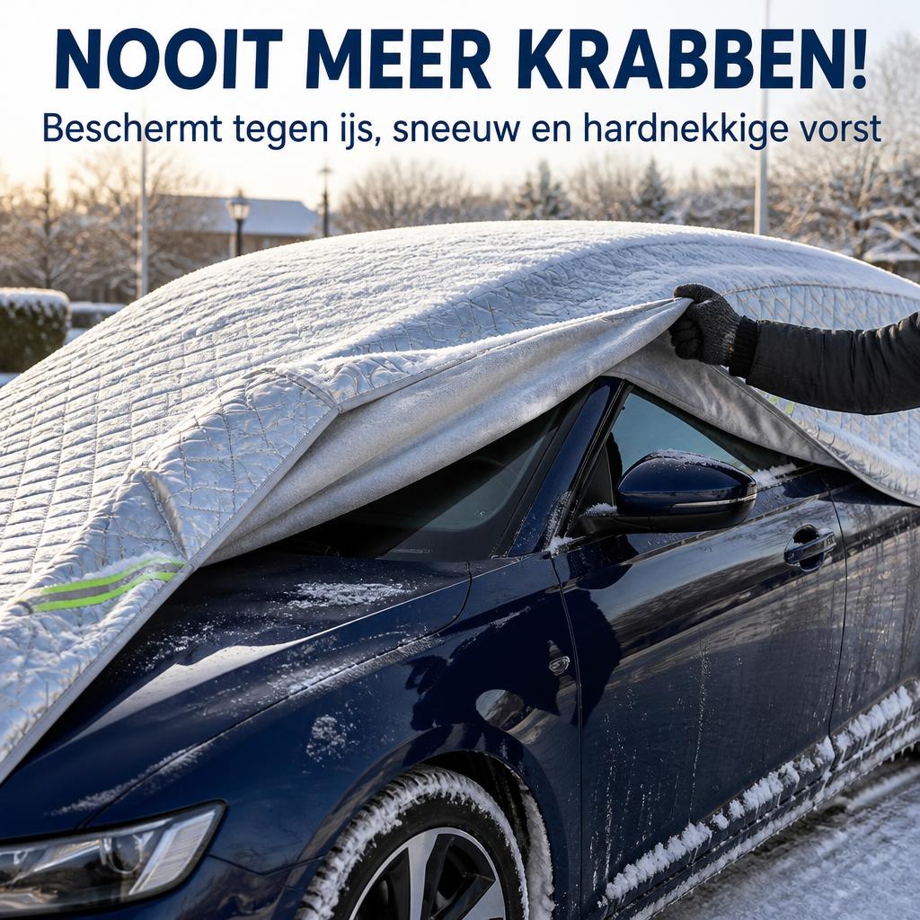 🌞❄️ Universele Auto Voorruithoes – Minder Hitte in de Zomer, Minder IJs in de Winter!