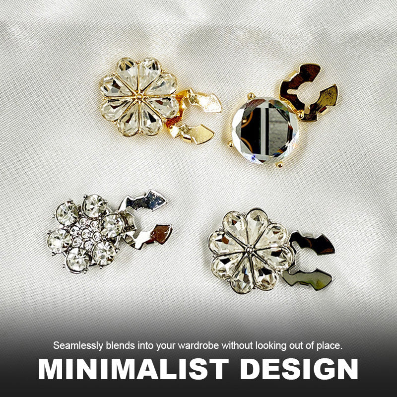 Gebloemde diamanten mouwknopen