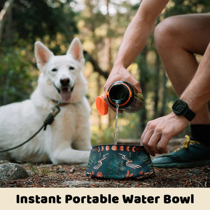 🐶 Slimme Honden Drinkbandana – Altijd Water Binnen Pootbereik! 💧🌿