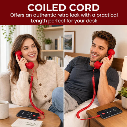 ☎️📱 Retro Telefoonhoorn voor je Smartphone – Geef Elk Gesprek een Vintage Touch!